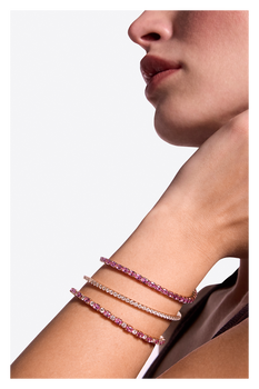 Classics Pink Sapphire Stretchy Bracelet