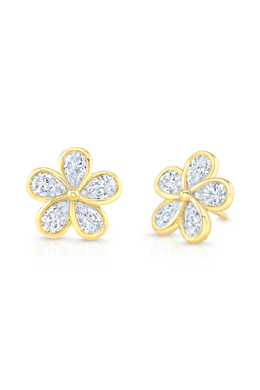 Buttercup Studs in Yellow Gold