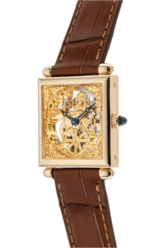 Pre-Owned Cartier Tank Obus Skeleton (W1533351)