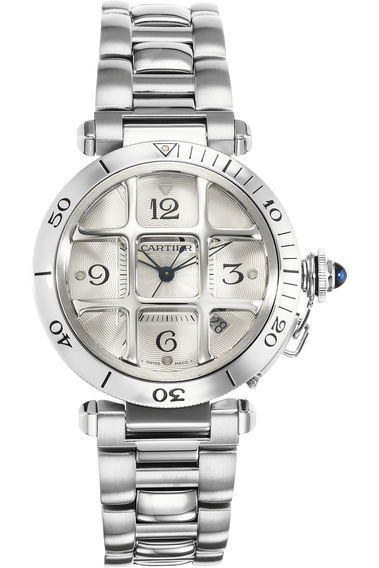 Pasha Grid Stainless Steel Automatic
