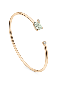 Peekaboo Prasiolith Bracelet