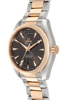 Seamaster Aqua Terra Co-Axial Day-Date Rose Gold and Stainless Steel Automatic