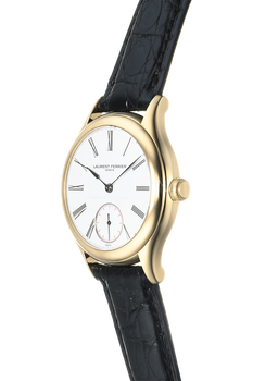 Classic Tourbillon White Enamel Grand Feu Yellow Gold Manual