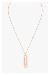 Move 10th Pendant in Pink Gold