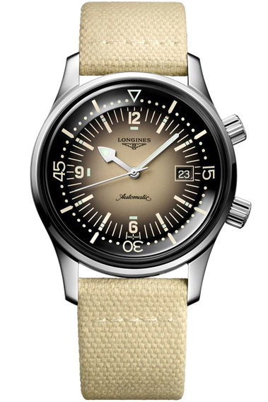 The Longines Legend Diver Watch 42mm Stainless Steel