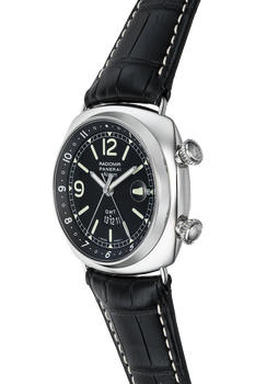 Radiomir GMT Alarm Stainless Steel Automatic
