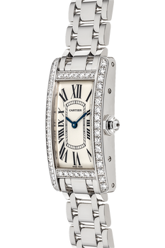 Tank Americaine White Gold Quartz