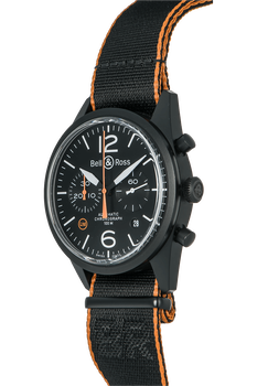 BR 126 Carbon Orange PVD Stainless Steel Automatic