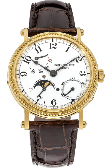 Power Reserve Moon Phase Reference 5015 Yellow Gold
