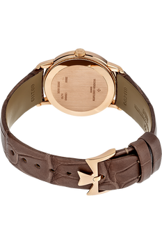 Patrimony Traditionnelle Lady Rose Gold Quartz
