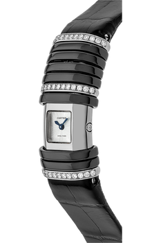 Declaration White Gold and Ceramic Quartz