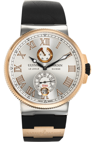 Marine Chronometer Rose Gold and Stainless Steel Automatic