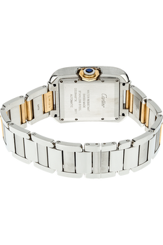 Tank Anglaise Yellow Gold and Stainless Steel Automatic