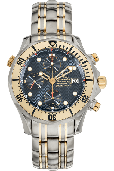 Seamaster Diver Chronograph Yellow Gold and Stainless Steel Automatic