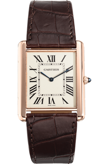 Tank Louis Cartier Rose Gold Manual
