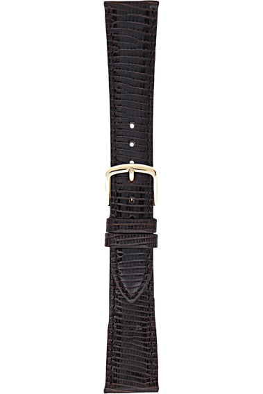 18 mm Dark Brown Leather Strap