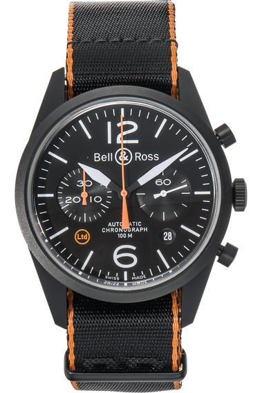 BR 126 Carbon Orange PVD Stainless Steel Automatic