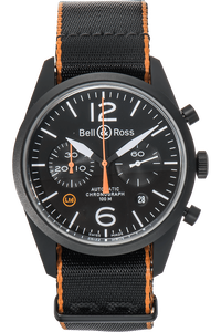 BR 126 Carbon Orange PVD Stainless Steel Automatic