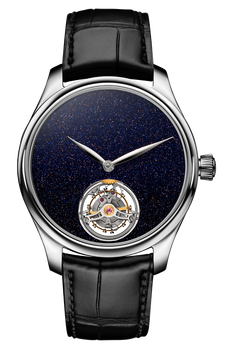 Endeavour Aventurine Tourbillon Steel