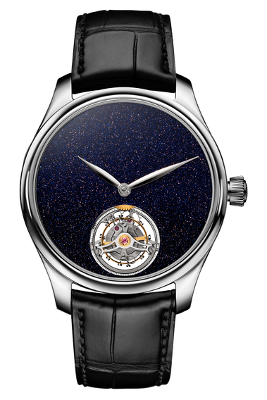Endeavour Aventurine Tourbillon Steel