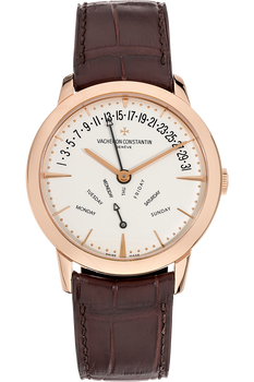 Patrimony Retograde Day and Date Rose Gold Automatic