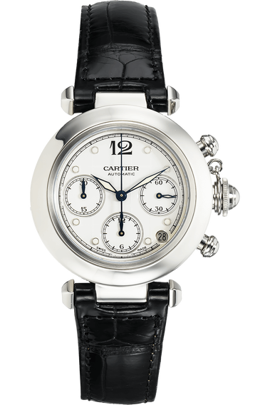 Pre Owned Cartier Pasha C Chronograph Stainless Steel Automatic
