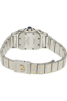 Santos Galbee Yellow Gold and Stainless Steel Quartz