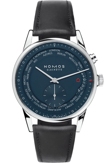 Zürich world time midnight blue — NOMOS Glashütte