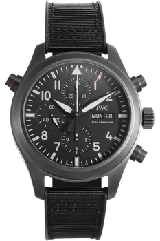 Pilot's Watch Double Chronograph TOP GUN Ceramic and Titanium Automatic
