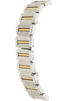 Tank Francaise Yellow Gold and Stainless Steel Quartz