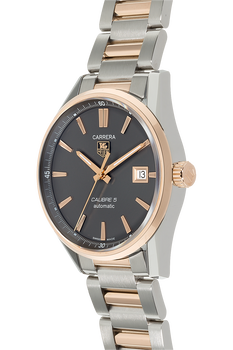 Carrera Calibre 5 Rose Gold and Stainless Steel Automatic