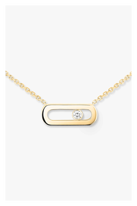 Move Uno Necklace in Yellow Gold