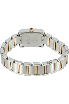 Tank Francaise Yellow Gold and Stainless Steel Quartz