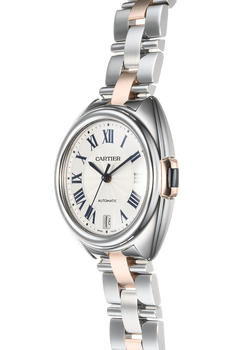 Cle de Cartier Rose Gold and Stainless Steel Automatic