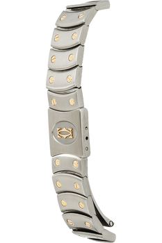 Santos Ronde Yellow Gold and Stainless Steel Quartz