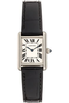 Tank Louis Cartier White Gold Quartz