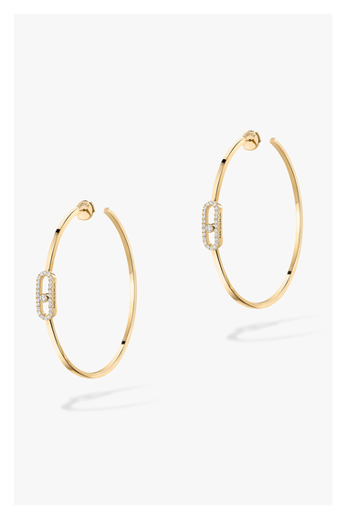 Move Uno GM Hoops in Yellow Gold