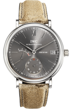 Portofino Hand-Wound Eight Days Stainless Steel Manual