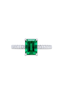 Emerald cut Emerald Ring
