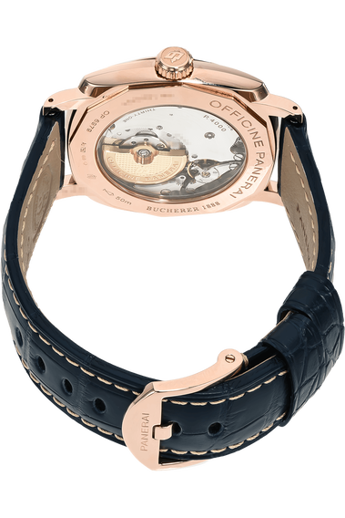 Radiomir 1940 3 Days Bucherer Blue Edition Rose Gold Automatic