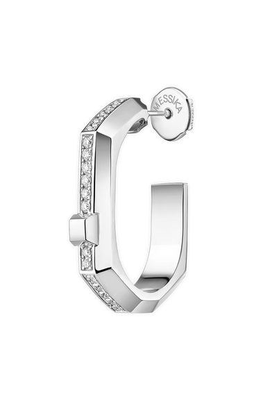 Moderniste Pav&eacute; Single Earring