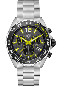 Formula 1 Quartz Mens Grey Steel Chronograph