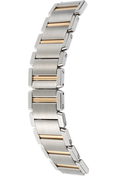 Tank Francaise Yellow Gold and Stainless Steel Quartz