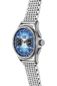 Heritage Bicompax Bucherer Blue Edition Stainless Steel Automatic