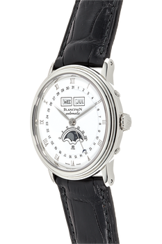 Villeret Complete Calendar Moonphase Stainless Steel Automatic