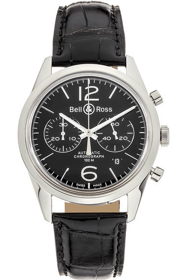 BR 126 Original Black Stainless Steel Automatic