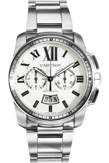 Calibre de Cartier Chronograph Stainless Steel Automatic