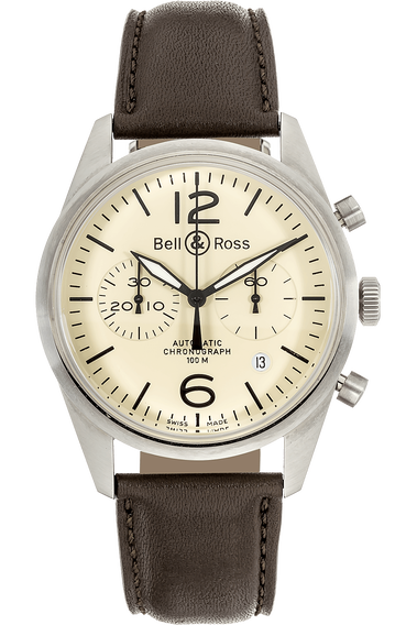 BR 126 Original Beige Stainless Steel Automatic