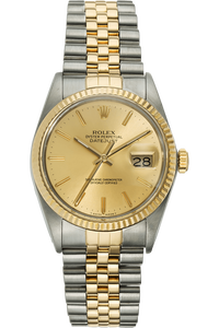 Datejust Circa 1985 Yellow Gold and Stainless Steel Automatic
