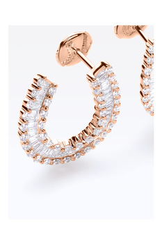 Baguette Love Earrings